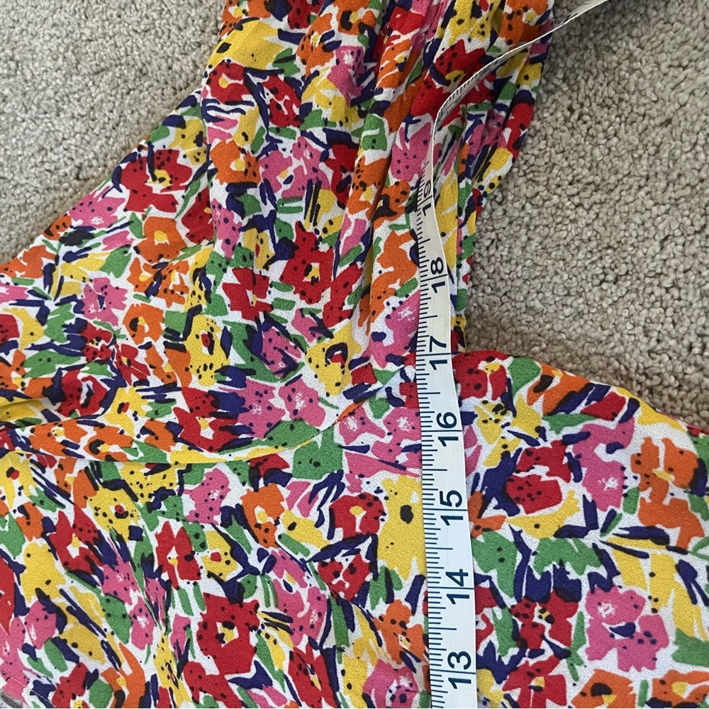 RIXO x Target Collab Multicolor Abstract Floral Midi Dress - Picture 10 of 14
